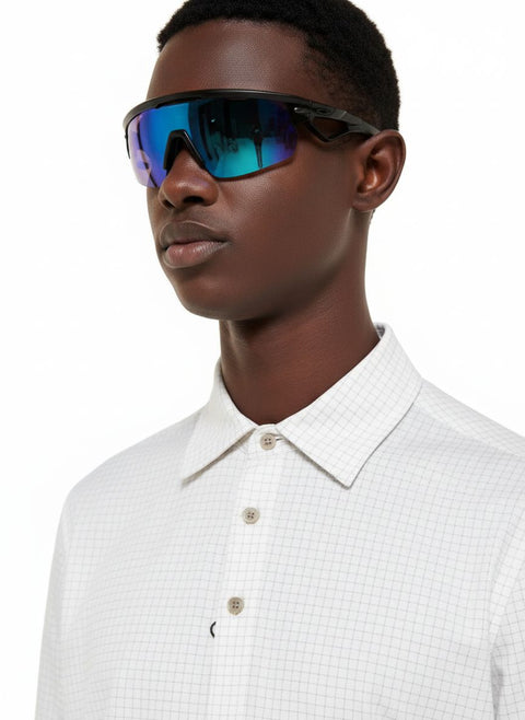 Grid Camo Polo Herren