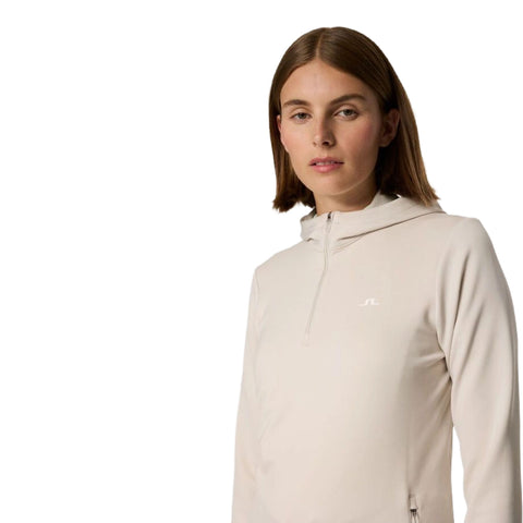 Aerialle Quarter Zip Kapuzenjacke Damen