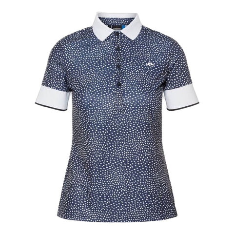 Lexie-TX Coolmax Polo White Dot Damen