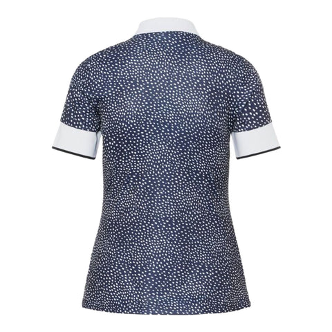 Lexie-TX Coolmax Polo White Dot Damen