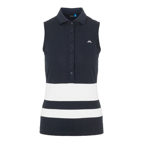 Nora-Rib Jersey Polo Damen