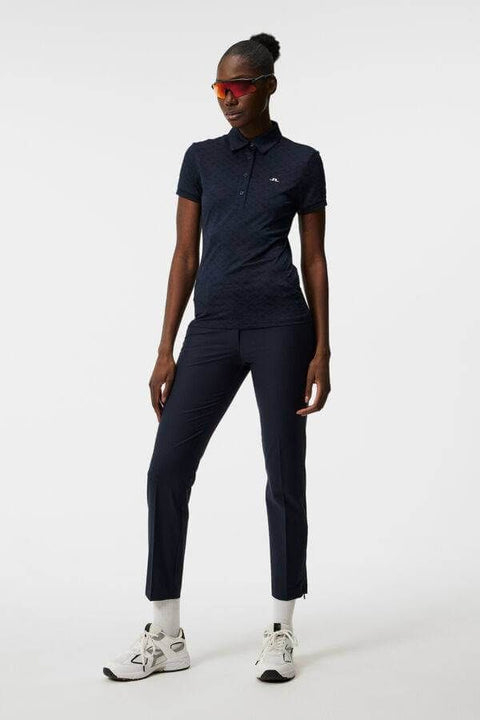 Alaya Jacquard Poloshirt Damen