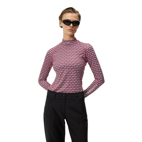 Asa Print Soft Compression Top Damen