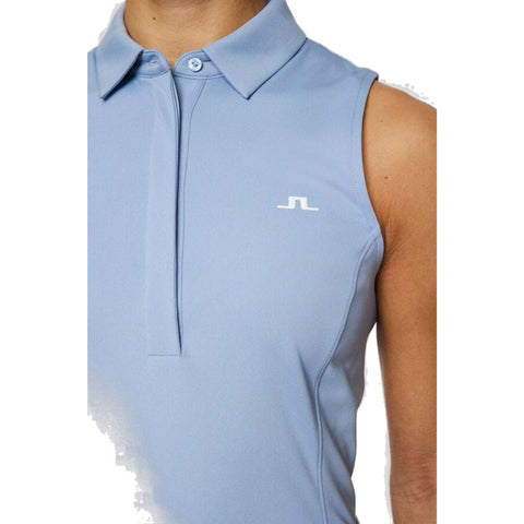 Dena Sleeveless Polo-Top Damen