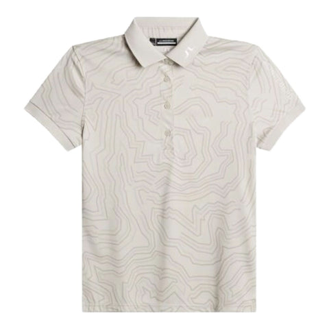 Tour Tech Print Polo Damen