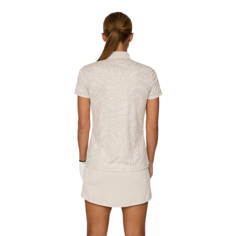 Tour Tech Print Polo Damen