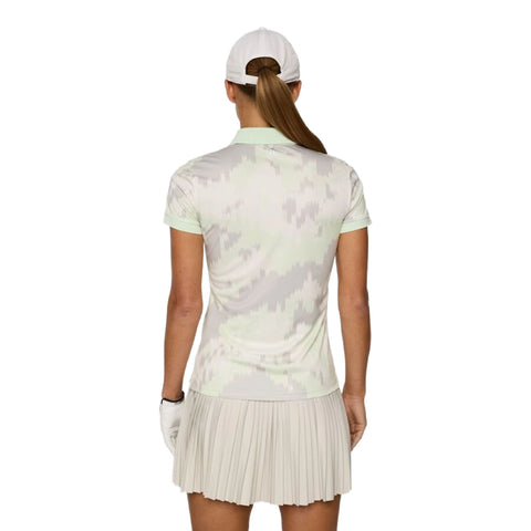 Tour Tech Print Polo Damen
