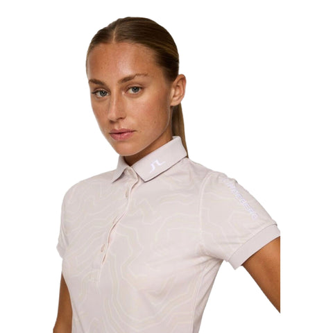 Tour Tech Print Polo Damen