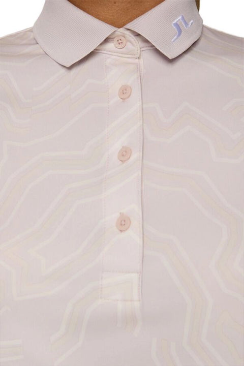Tour Tech Print Polo Damen