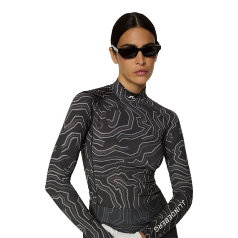 Ella Print Compression Top Damen