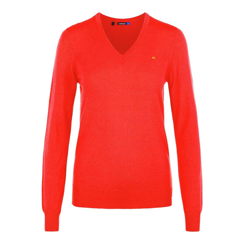 Amaya True Merino Sweater Tomato Red Damen