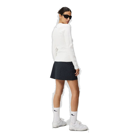 W Louise Rib Jacquard Knit Weiß Damen