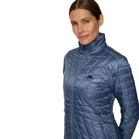 Marble Quilted Jacke Damen