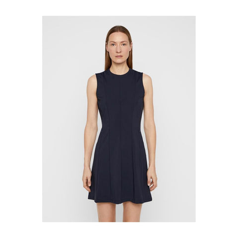 W Jasmin Lux Sculpt Kleid Jl Navy Damen