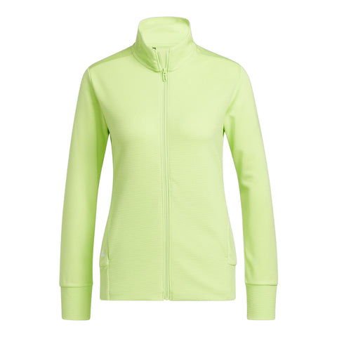 W Texture Full Zip Jacke Pulse Lime Damen