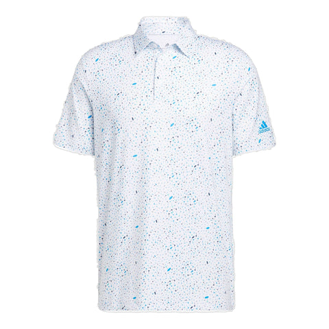 Flag Print Polo Herren