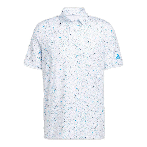 Flag Print Polo Herren