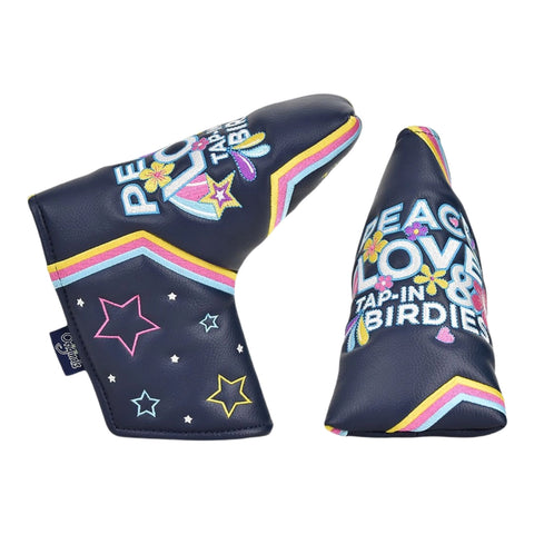 Love Peace & Golf Blade Putter Cover