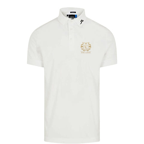 Polo Shirt Weiß mit Logo "THE LOGE" Herren