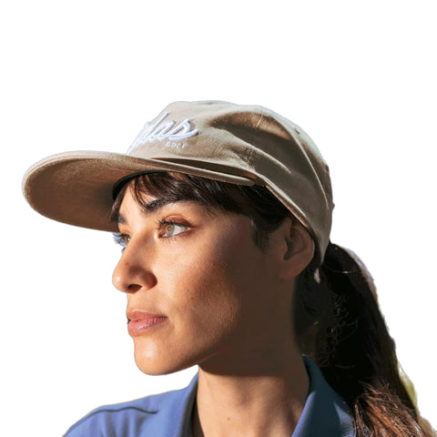 5 Panel Script Golfkappe Herren