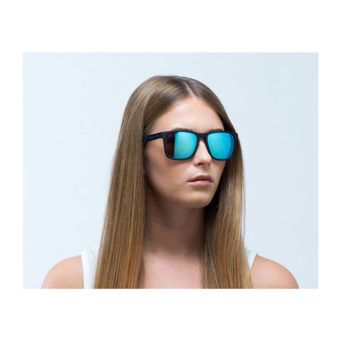 LEAP Schwarz/Smoke Ice Blue Mirror
