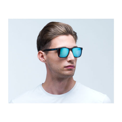 LEAP Schwarz/Smoke Ice Blue Mirror