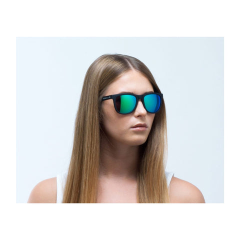 LAKE Schwarz/Smoke Green Mirror