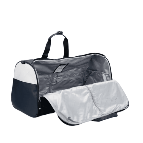 The Open Duffle Bag Weiß, Navy