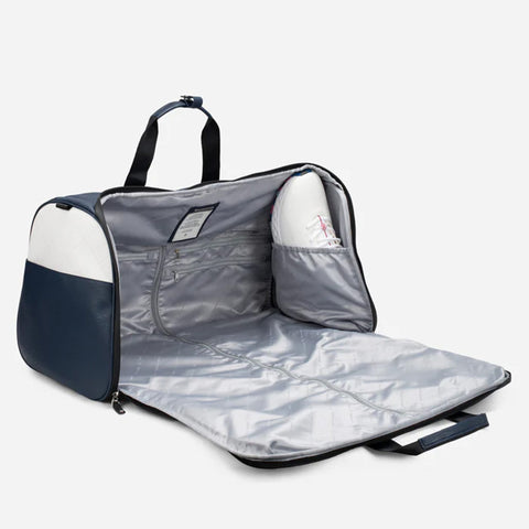 The Open Duffle Bag Weiß, Navy