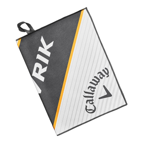 Mavrik Towel 30x20 White/Charcoal/Orange