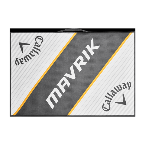 Mavrik Towel 30x20 White/Charcoal/Orange