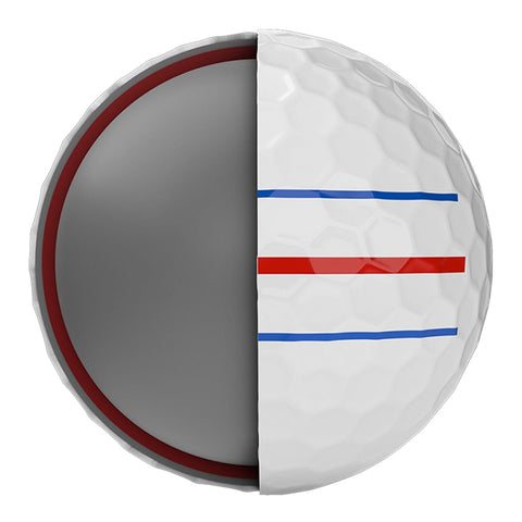 Chrome Soft X Triple Track (20) [12Bälle] Weiß