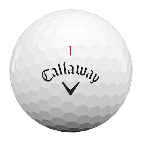 Chrome Soft X 2020 12 Golfbälle Weiß