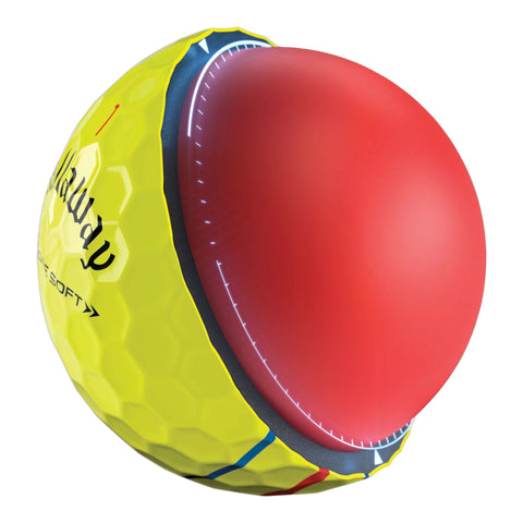 Chrome Soft (22) TripleTrack Yellow