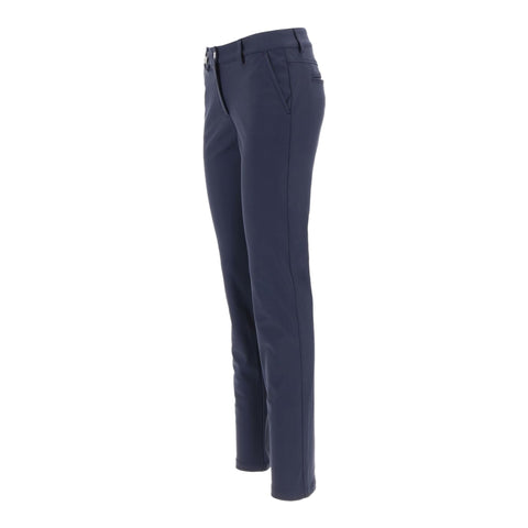 W String Hose Navy Damen