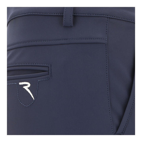 W String Hose Navy Damen