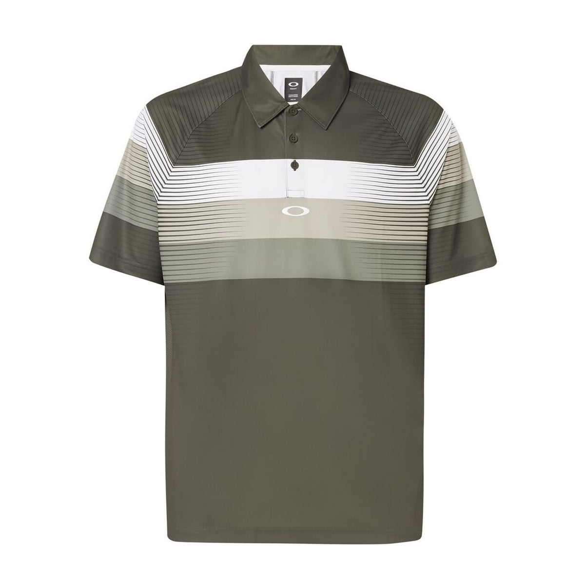 Polo Color Block Graphic Braun