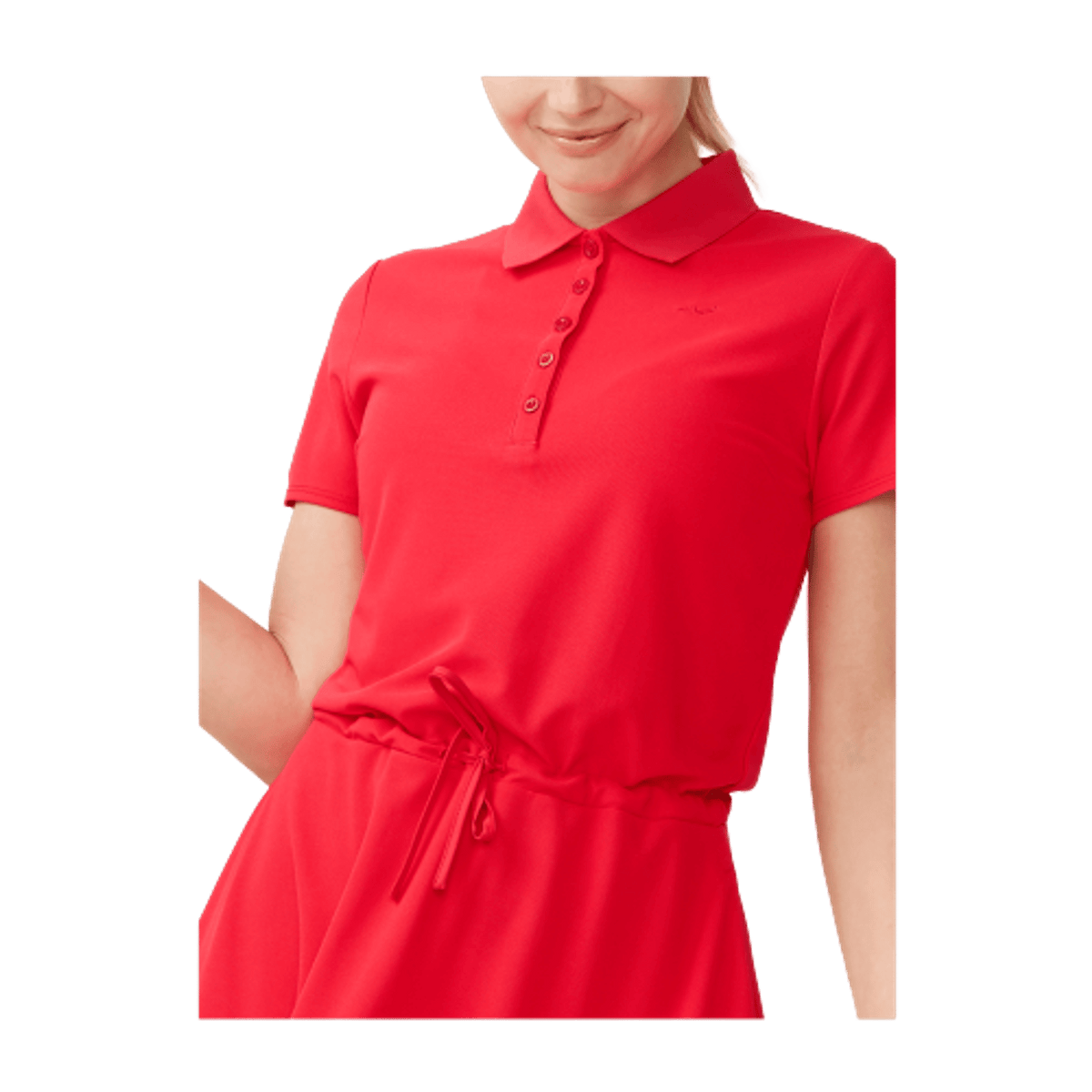 Röhnisch Kleid Soft Func Rot Damen