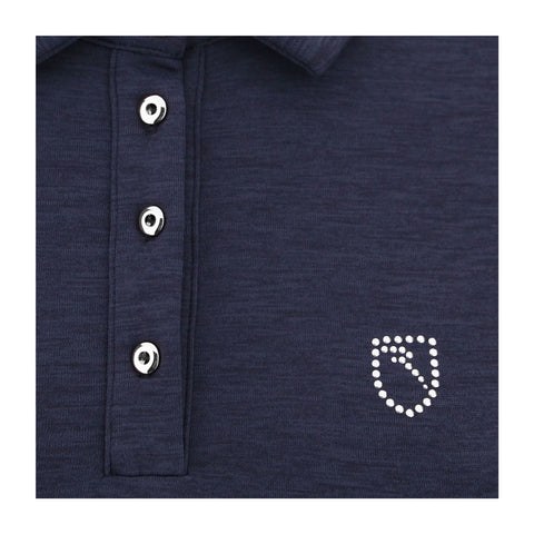 W Alltime LS Polo Marine Damen