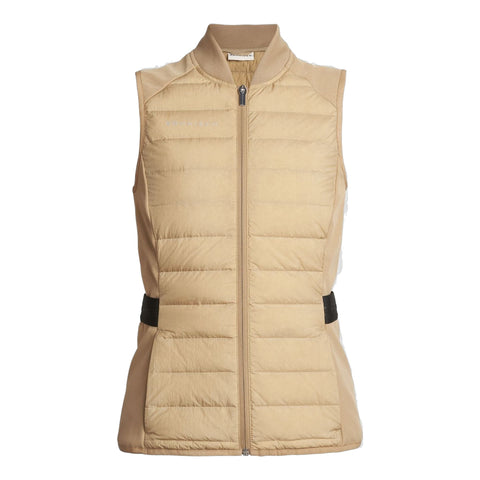 W Daunenweste Force Beige Damen