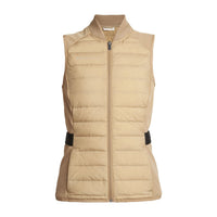 W Daunenweste Force Beige