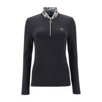 Chervo W Allout LS Polo Schwarz Damen