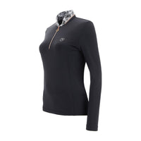 Chervo W Allout LS Polo Schwarz Damen