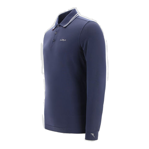M Atem LS Polo Navy Herren