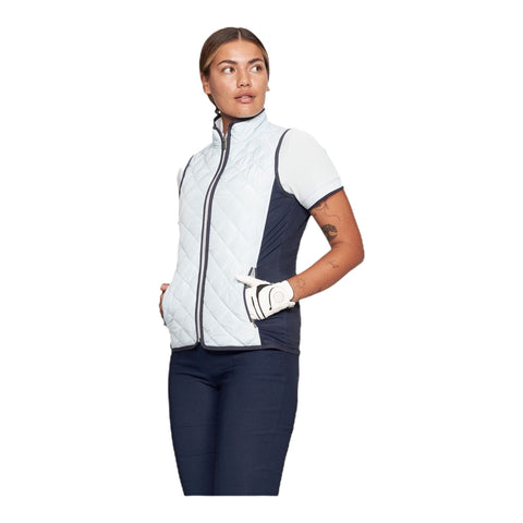 Tour Vest White/Navy Damen