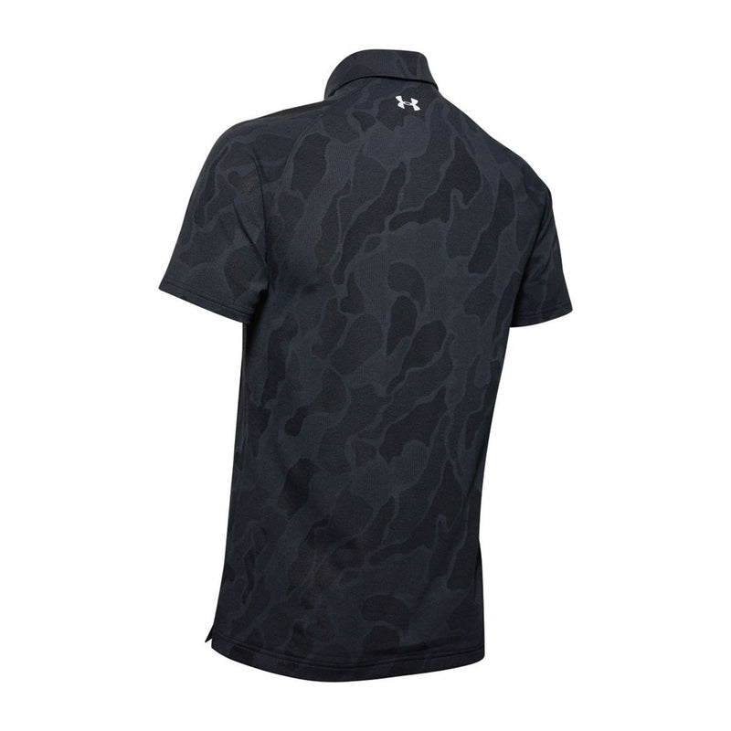 Under Armour Vanish Jacquard Polo Black/Grey Herren