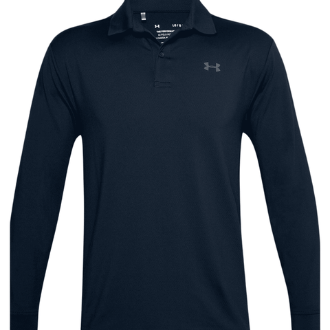Polo Langarm Performance 2.0 Navy Herren
