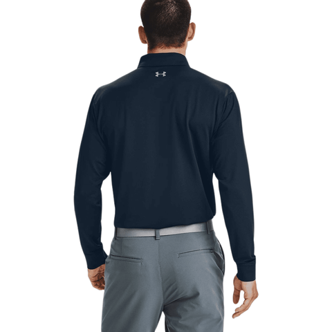 Polo Langarm Performance 2.0 Navy Herren