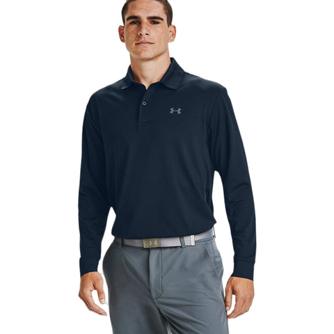 Polo Langarm Performance 2,0 Navy Herren Herren