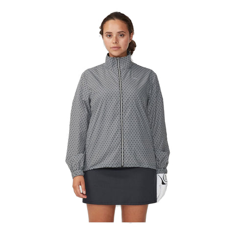 Pocket Wind Jacket Geo Comb Black Damen